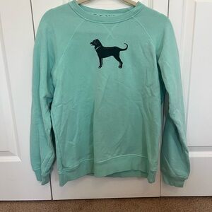 Black dog Crewneck